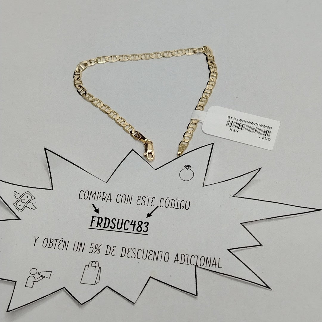 PULSERA TEJIDO GUCHI 2.9G 18 CM (NUEVO)