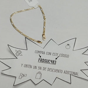 PULSERA TEJIDO 3X1 2G 18 CM (NUEVO)