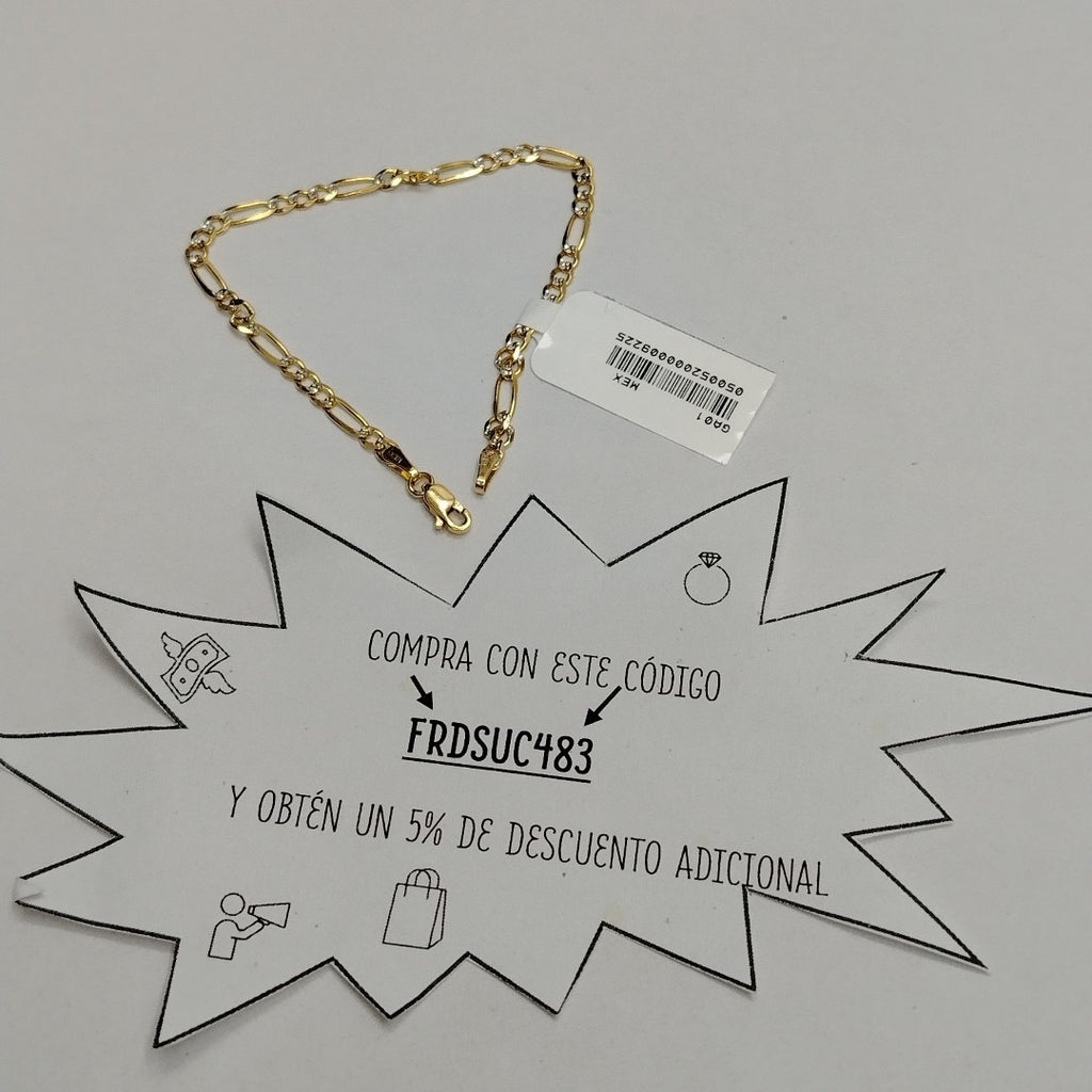 PULSERA TEJIDO 3X1 3G 18 CM (NUEVO)