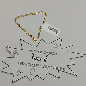 PULSERA TEJIDO 3X1 3G 18 CM (NUEVO)