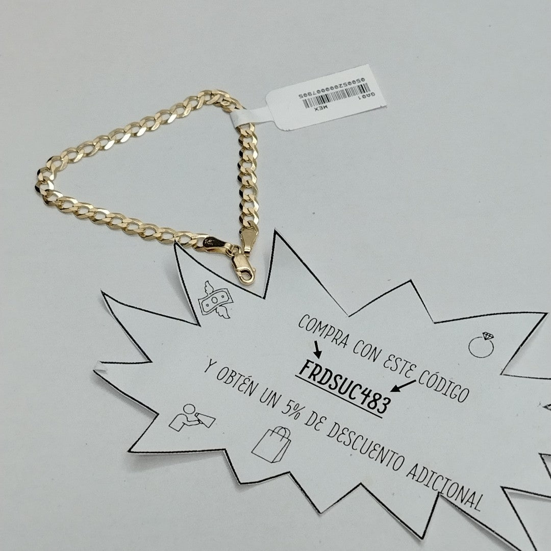 PULSERA TEJIDO BARBADA 4.6G 18 CM (NUEVO)