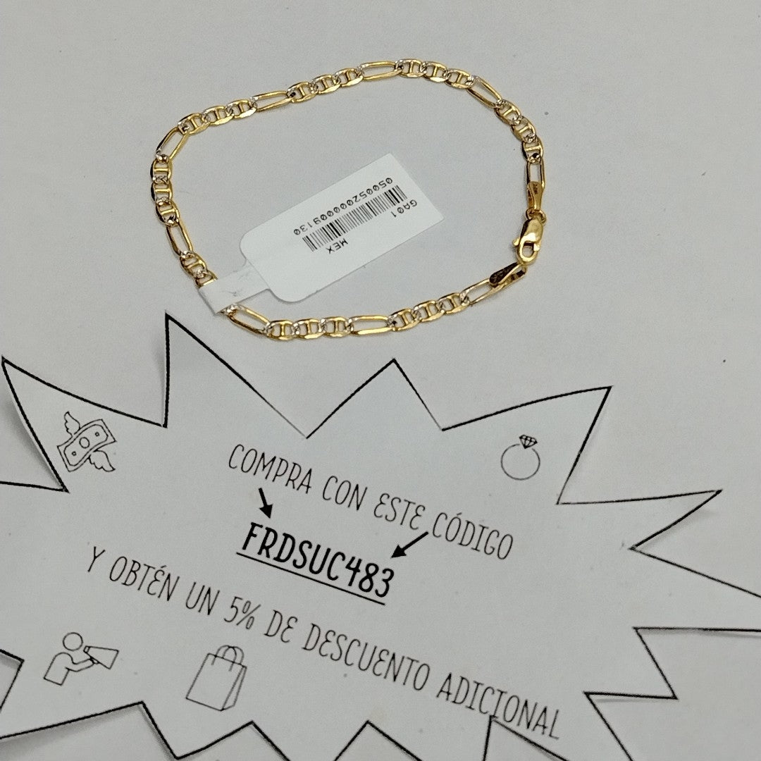 PULSERA TEJIDO 3X1 2.9G 18 CM (NUEVO)