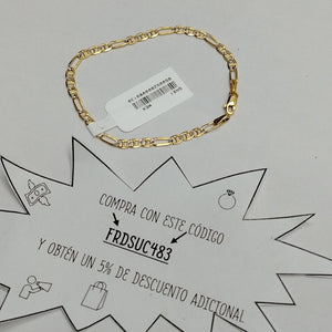 PULSERA TEJIDO 3X1 2.9G 18 CM (NUEVO)