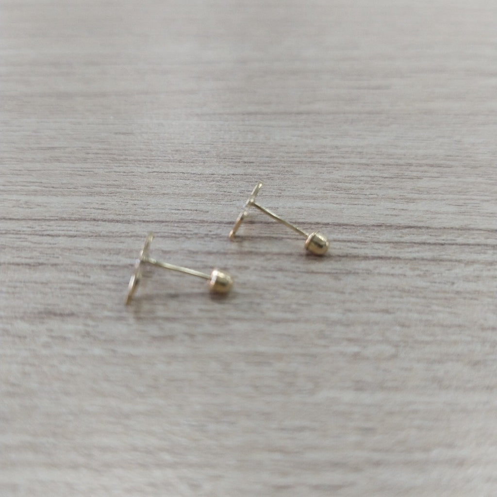 BROQUELES ORO 10K 1 (NUEVO)