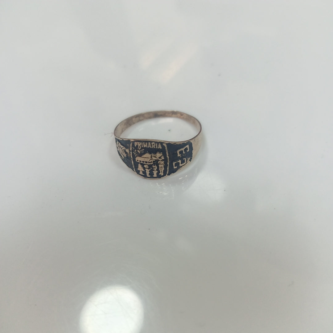 ANILLO DE GRADUACIÓN ORO 8 K 1.3 GRMS (SEMINUEVO)