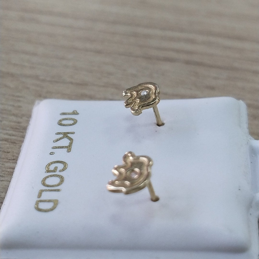 BROQUELES ORO 10K 1 (NUEVO)