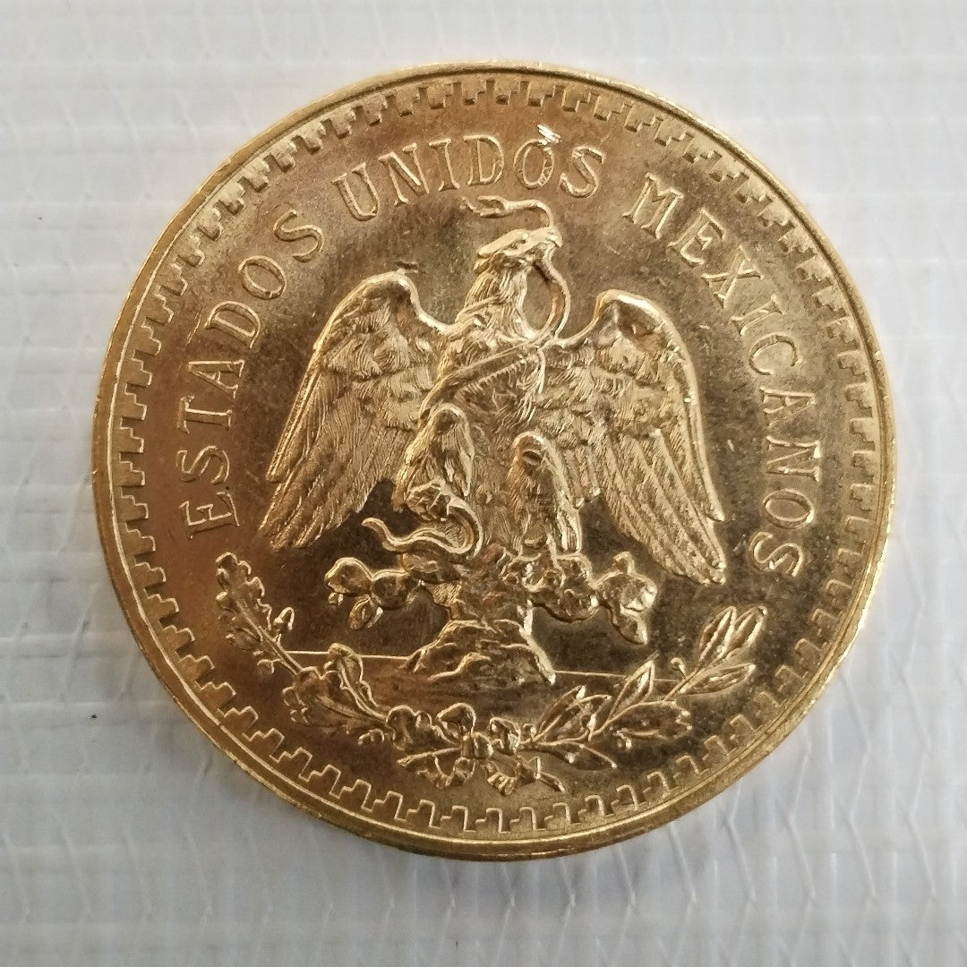 K1 41.6 GRMS 21 K IDENTIFICACIÓN MONEDA NOMINATIVA MONEDAS PESOS 50 PESO (SEMINUEVO)
