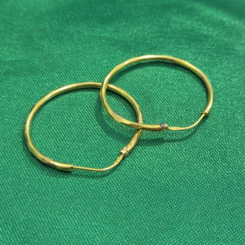 ARRACADAS PAR ORO 14 K 1.6 GRMS (SEMINUEVO)