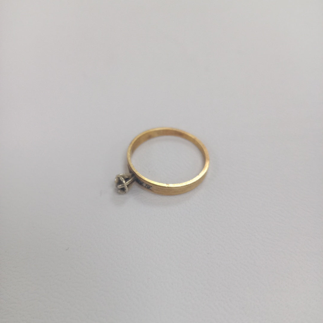 SOLITARIO ORO 14 K 1.7 GRMS (SEMINUEVO)