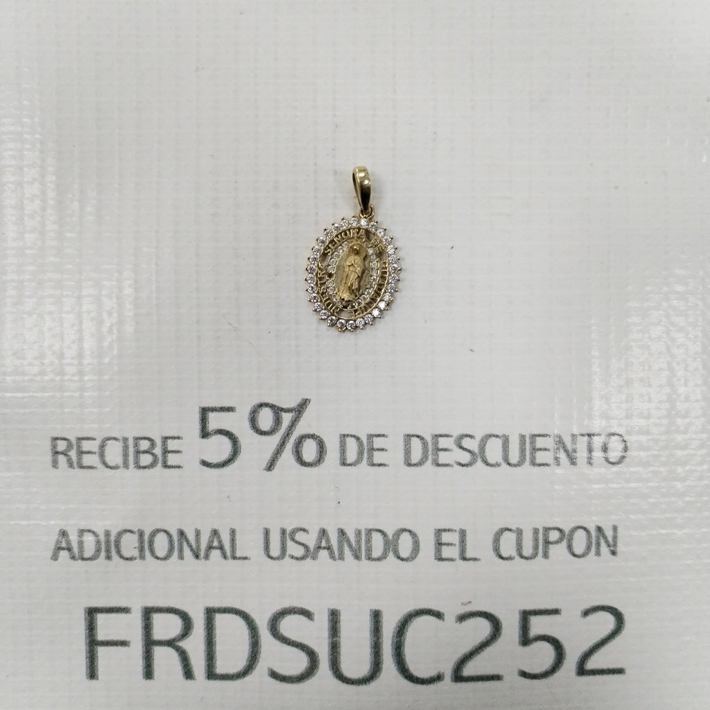 K1 2,10 GRMS 10 K ESPECIFICACIONES COMPLEMENTARIAS DIJE MTVO VIRGEN DE GUADALUPE (SEMINUEVO)