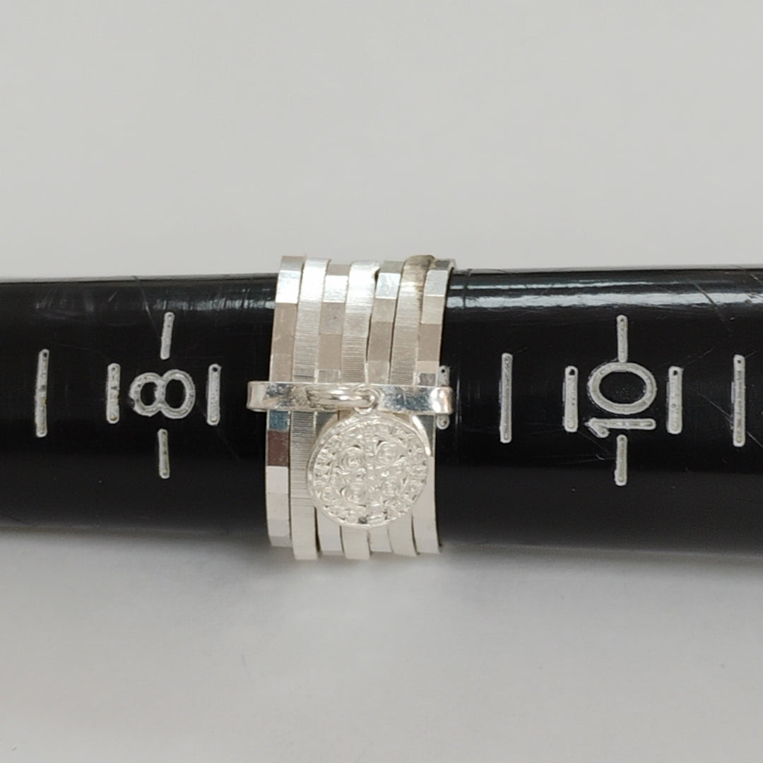 SEMANARIO DE ARGOLLAS PLATA 4.8 GRMS (SEMINUEVO)