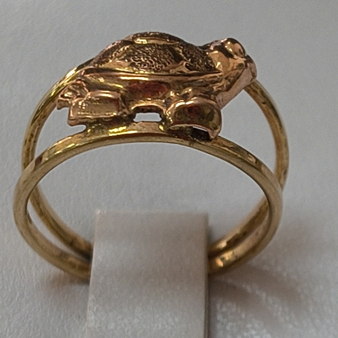 ANILLITO ORO, ORO MUY BAJO, ORO COMBINADO 8 K 2.2 GRMS (SEMINUEVO)