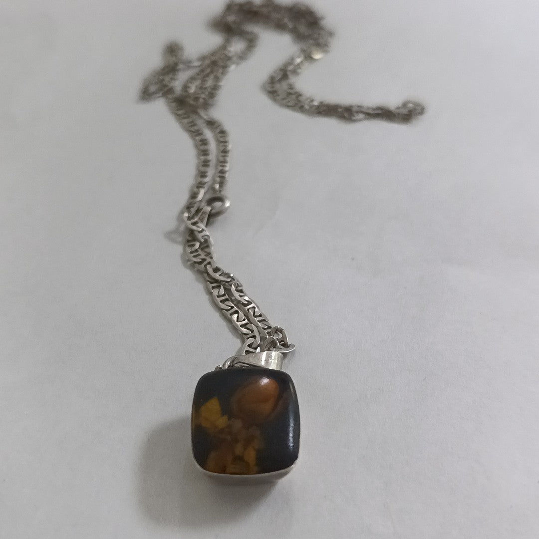 CADENA, DIJE PLATA 9.6 GRMS (SEMINUEVO)