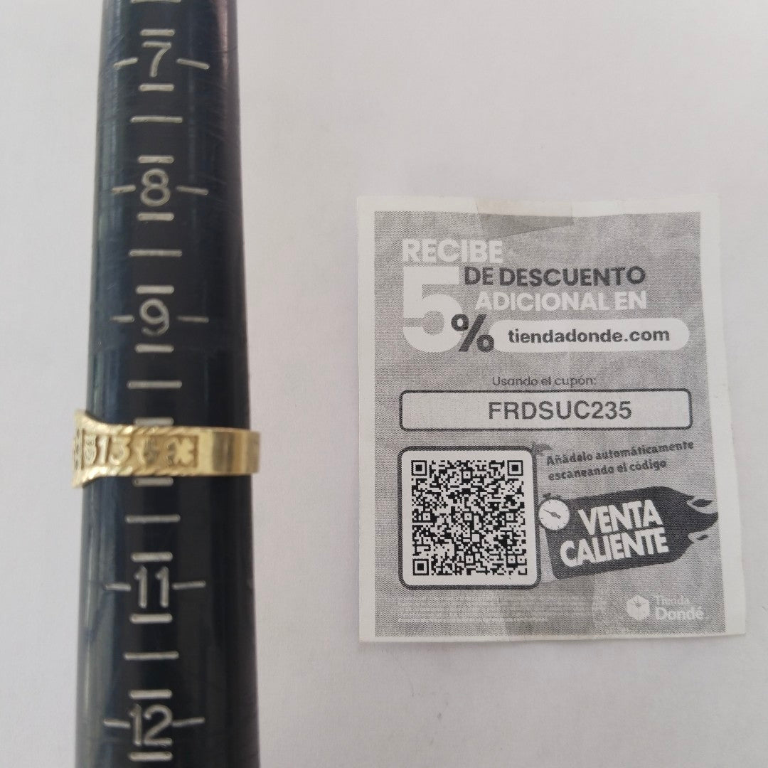 ANILLITO ORO 10 K 3,00 GRMS (SEMINUEVO)