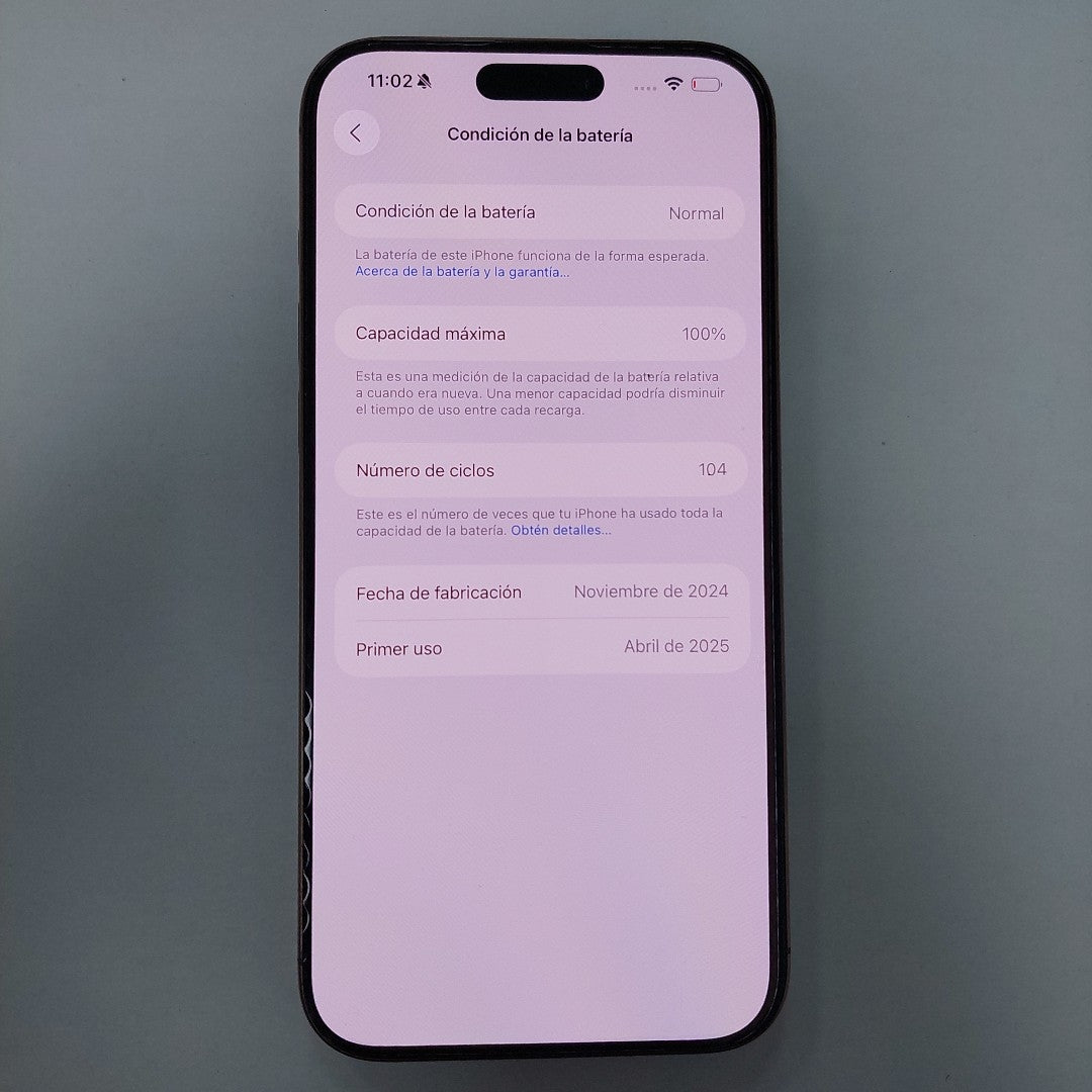 CELULAR APPLE IPHONE 16 PRO MAX A3295 (2024) 256 GB 8 GB RAM (SEMINUEVO)