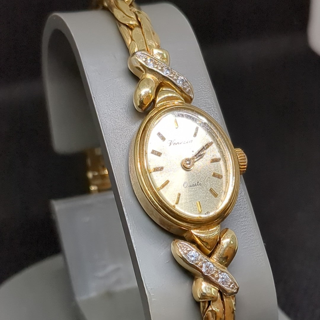 RELOJ CAJA Y PULSO ORO ORO 14 K 17.9 GRMS (SEMINUEVO)