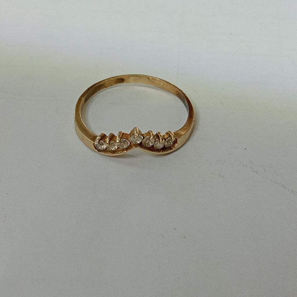 K1 1,30 GRMS 14 K ESPECIFICACIONES COMPLEMENTARIAS SOLITARIO CON PIEDRAS (SEMINUEVO)