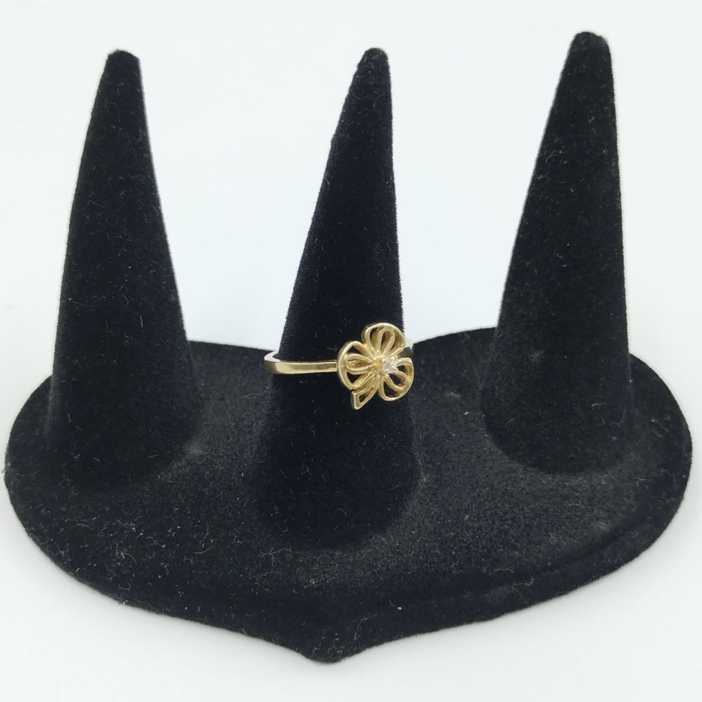 K1 1,80 GRMS 14 K ESPECIFICACIONES COMPLEMENTARIAS ANILLITO FMA FLOR C CIRC #5 (SEMINUEVO)