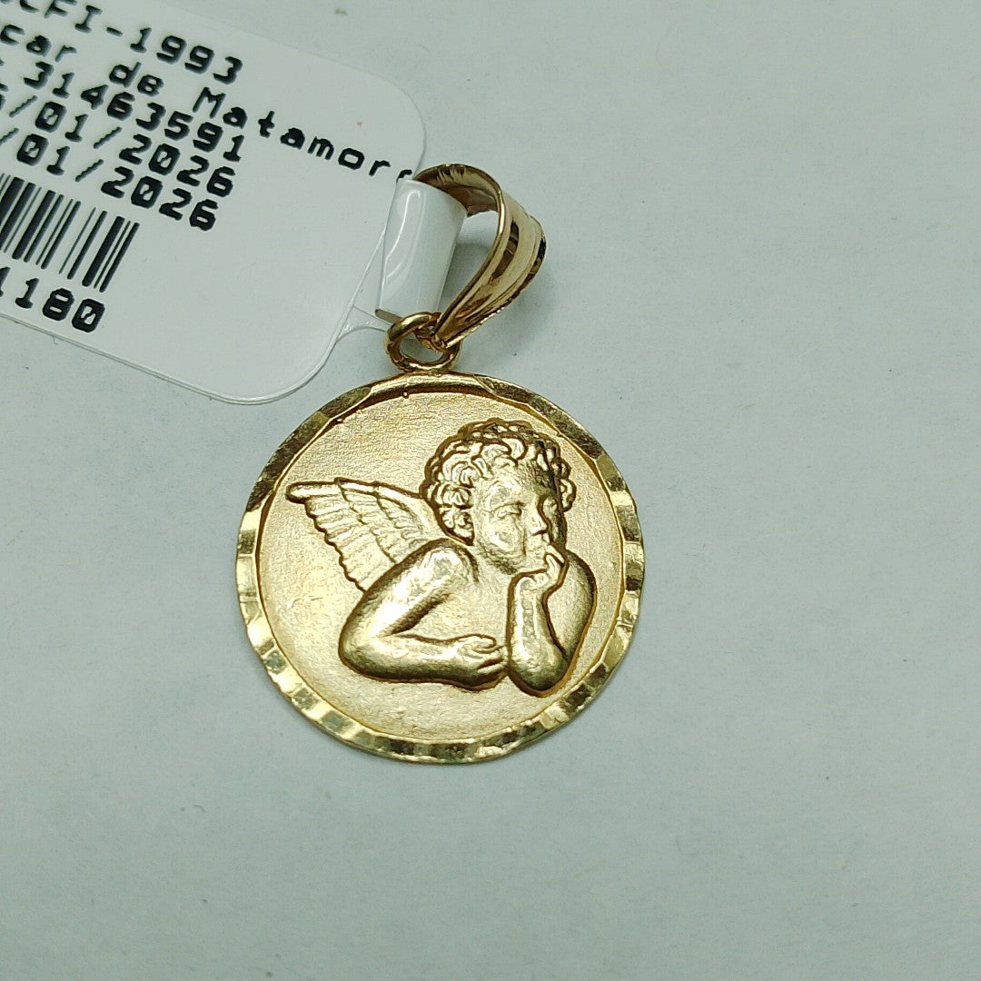 K1 1,60 GRMS 14 K ESPECIFICACIONES COMPLEMENTARIAS MEDALLA RELIGIOSA ANGELITO (SEMINUEVO)