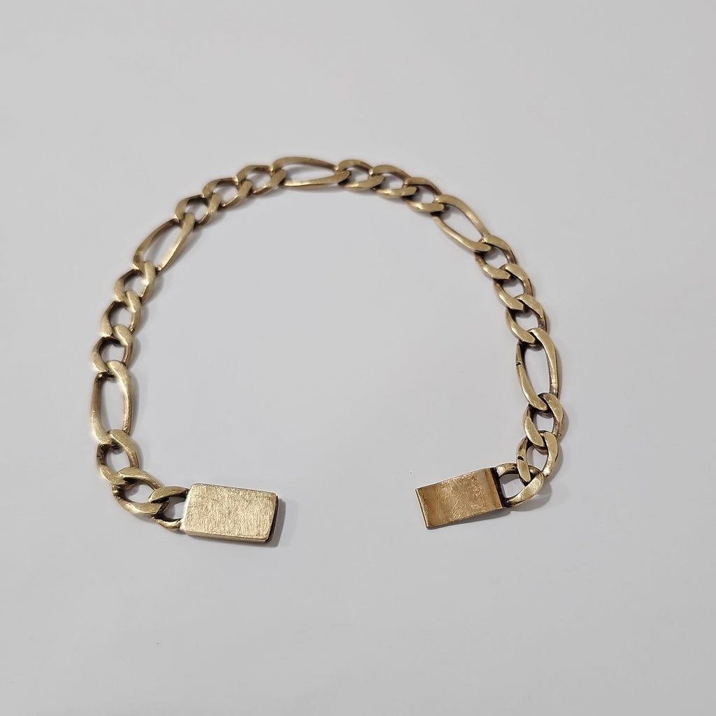 K1 18,90 GRMS 10 K ESPECIFICACIONES COMPLEMENTARIAS PULSERA DE TEJIDO DE ESLABO (SEMINUEVO)