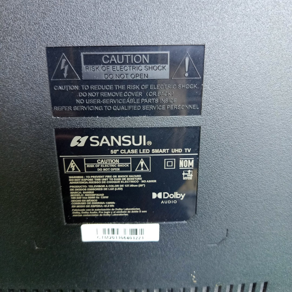 PANTALLA SANSUI SMX50F3UAD (2020) 50" LED 4K (SEMINUEVO)