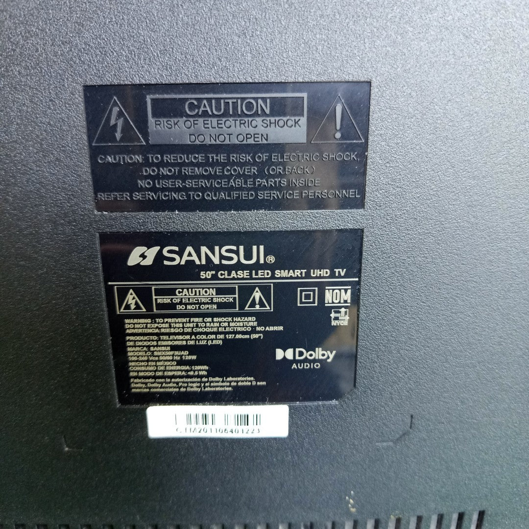 PANTALLA SANSUI SMX50F3UAD (2020) 50" LED 4K (SEMINUEVO)