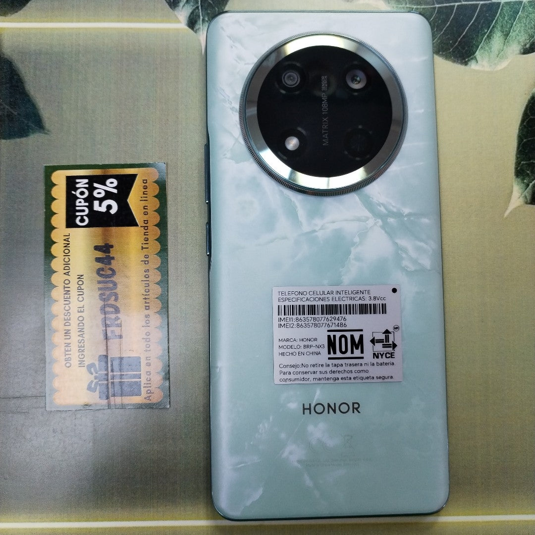 CELULAR HONOR MAGIC 7 LITE BRP-NX3 (2025) 512 GB 8 GB RAM (SEMINUEVO)