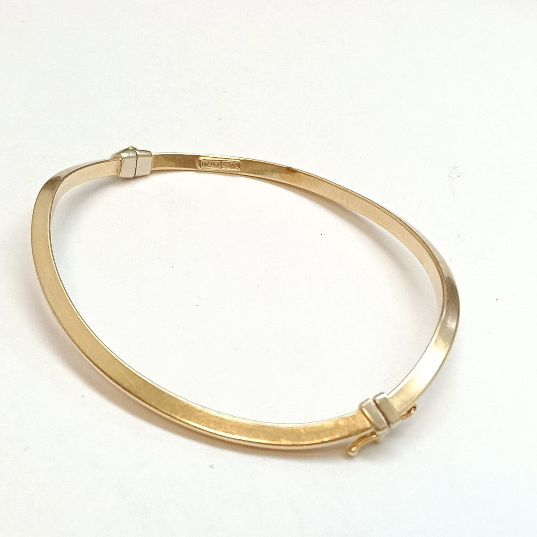 PULSERA RIGIDA ORO 14 K 4.6 GRMS (SEMINUEVO)