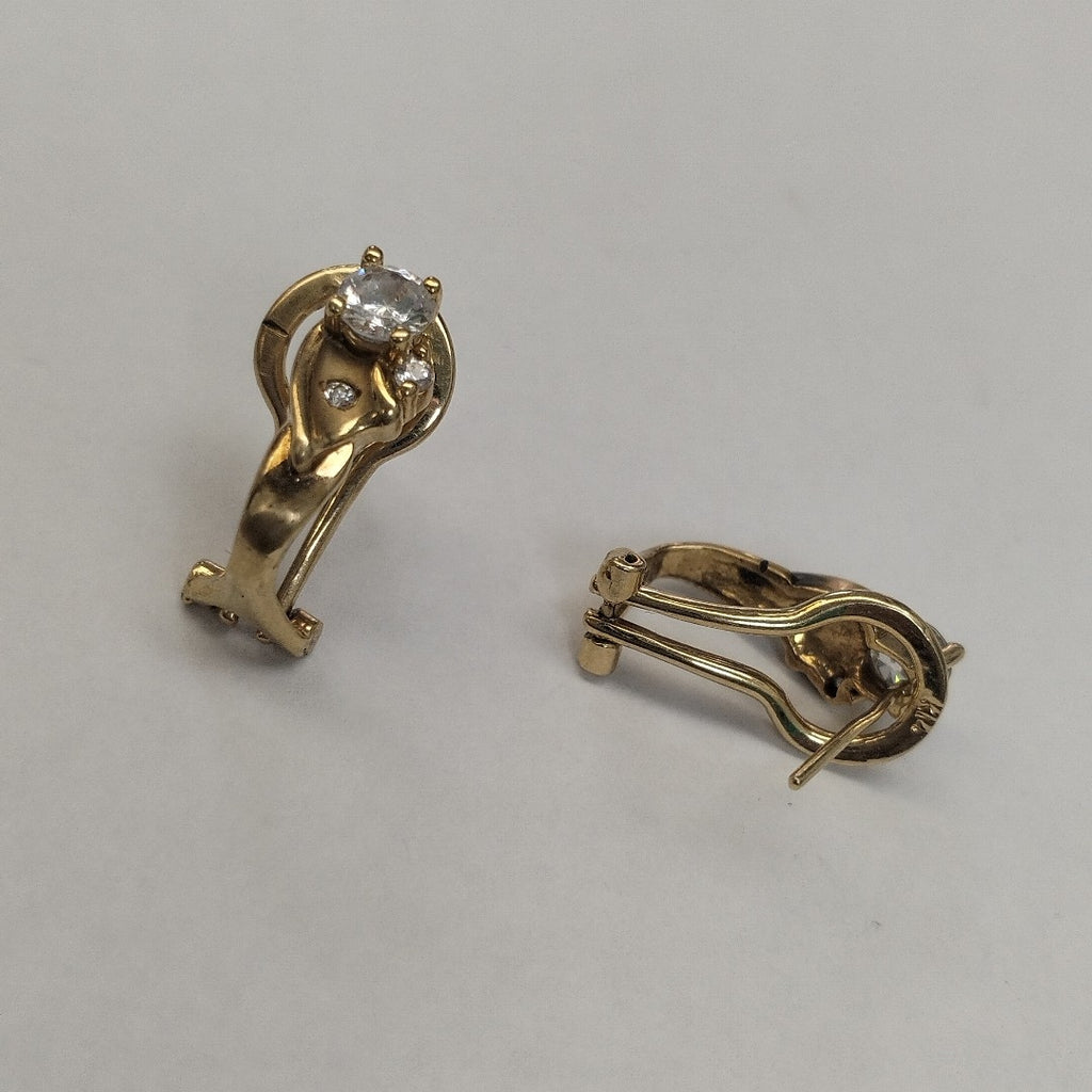 ARRACADAS PAR ORO 14 K 4.5 GRMS (SEMINUEVO)