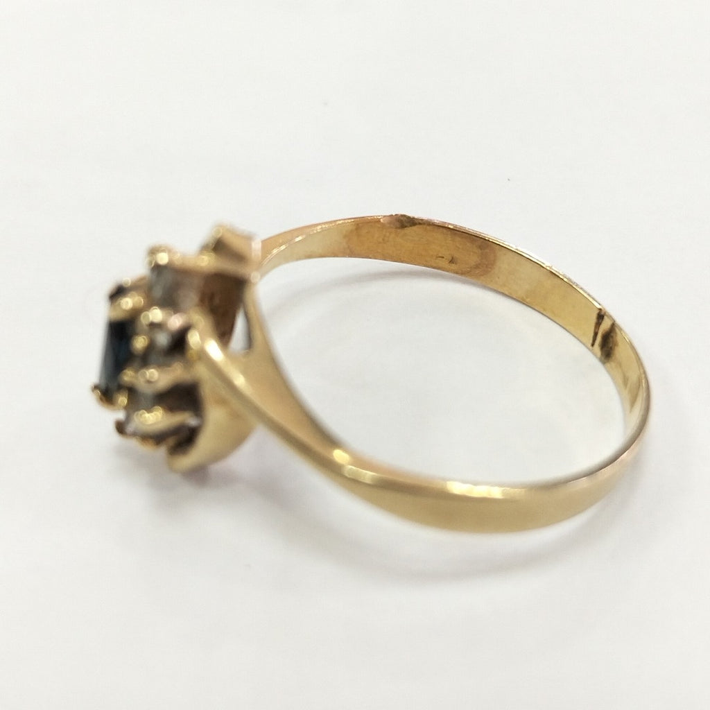 K1 1,90 GRMS 14 K ESPECIFICACIONES COMPLEMENTARIAS ANILLITO CON PIDRA DE COLORY (SEMINUEVO)