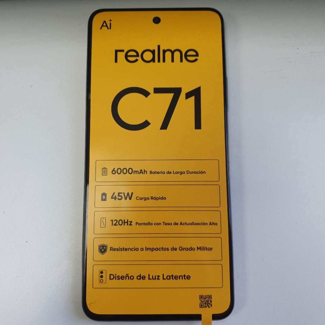 CELULAR REALME C71 RMX5303 (2025) 256 GB 8 GB RAM (SEMINUEVO)