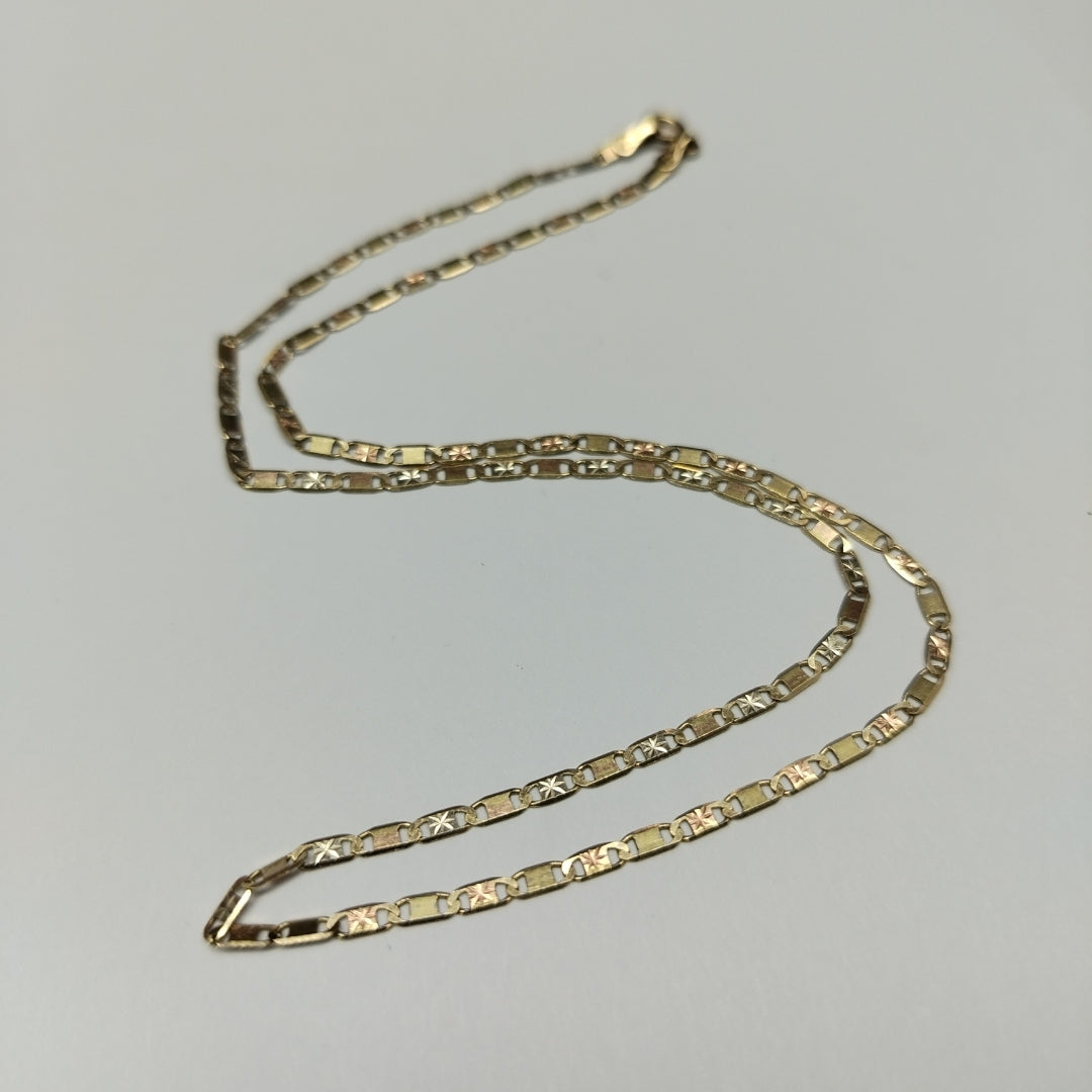 K1 2,50 GRMS 10 K ESPECIFICACIONES COMPLEMENTARIAS CADENITA 3 TONOS (SEMINUEVO)