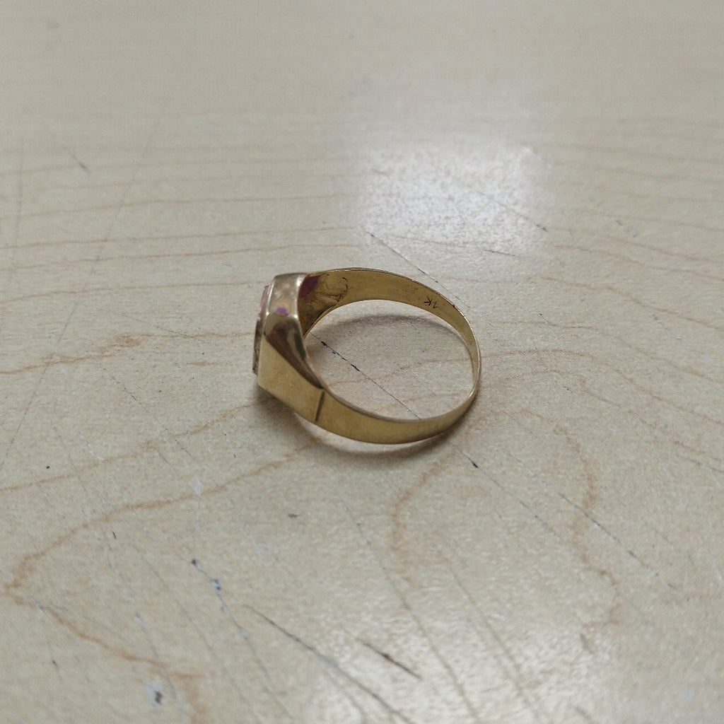 ANILLO ORO COMBINADO 14 K 5.1 GRMS (SEMINUEVO)