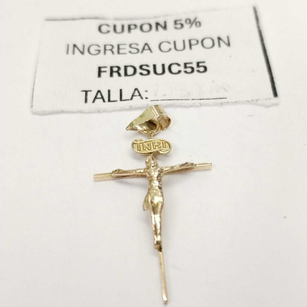 CRUCIFIJO ORO 10 K 0.8 GRMS (SEMINUEVO)