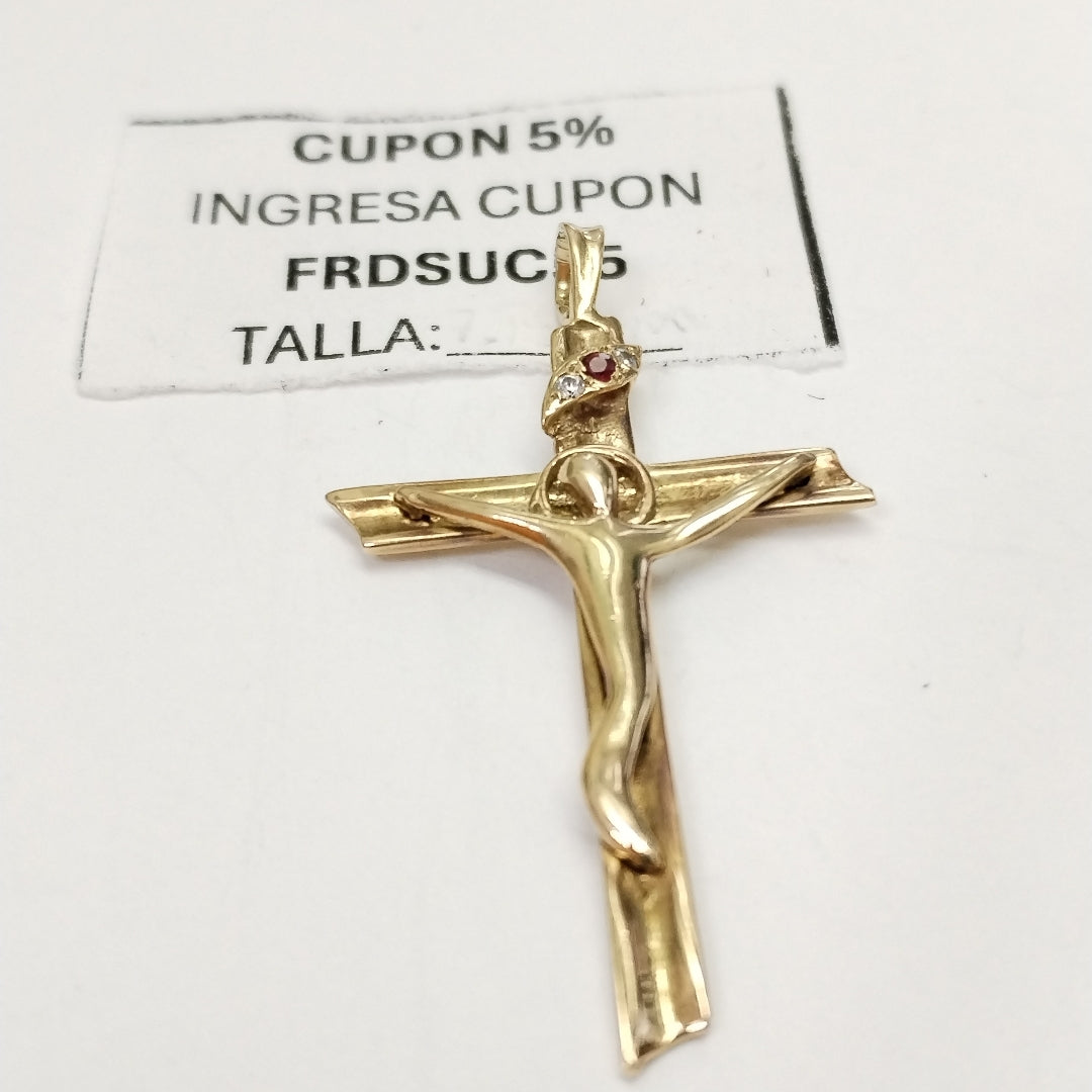 CRUCIFIJO ORO 10 K 3.1 GRMS (SEMINUEVO)