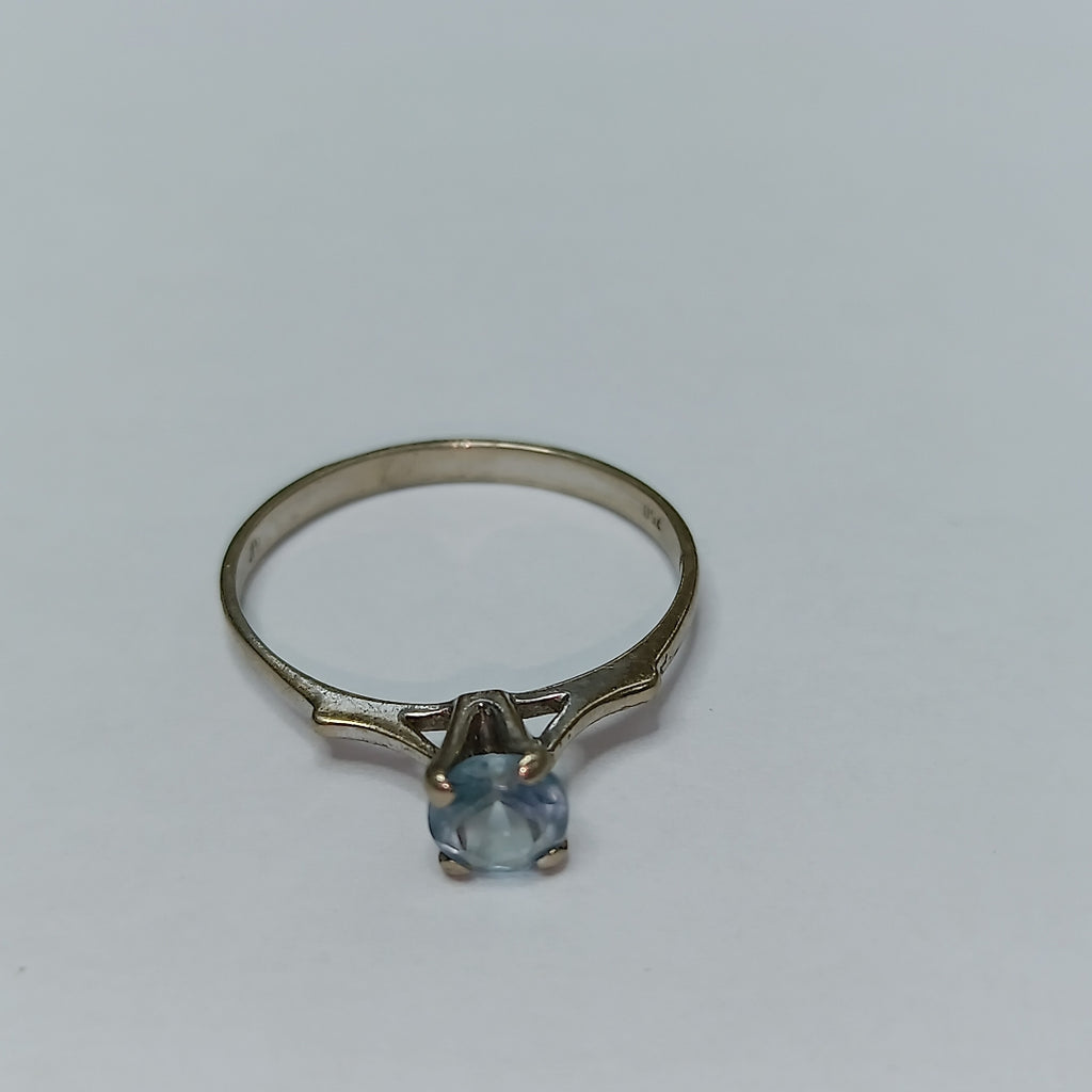 K1 1,70 GRMS 18 K ESPECIFICACIONES COMPLEMENTARIAS ANILLITO CON PIEDRA A COLOR (SEMINUEVO)