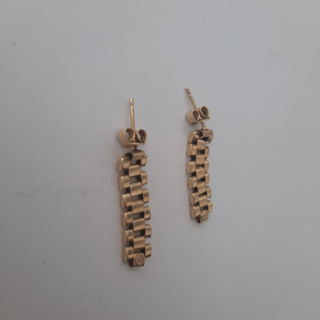 BROQUELES PAR ORO 14 K 2.5 GRMS (SEMINUEVO)