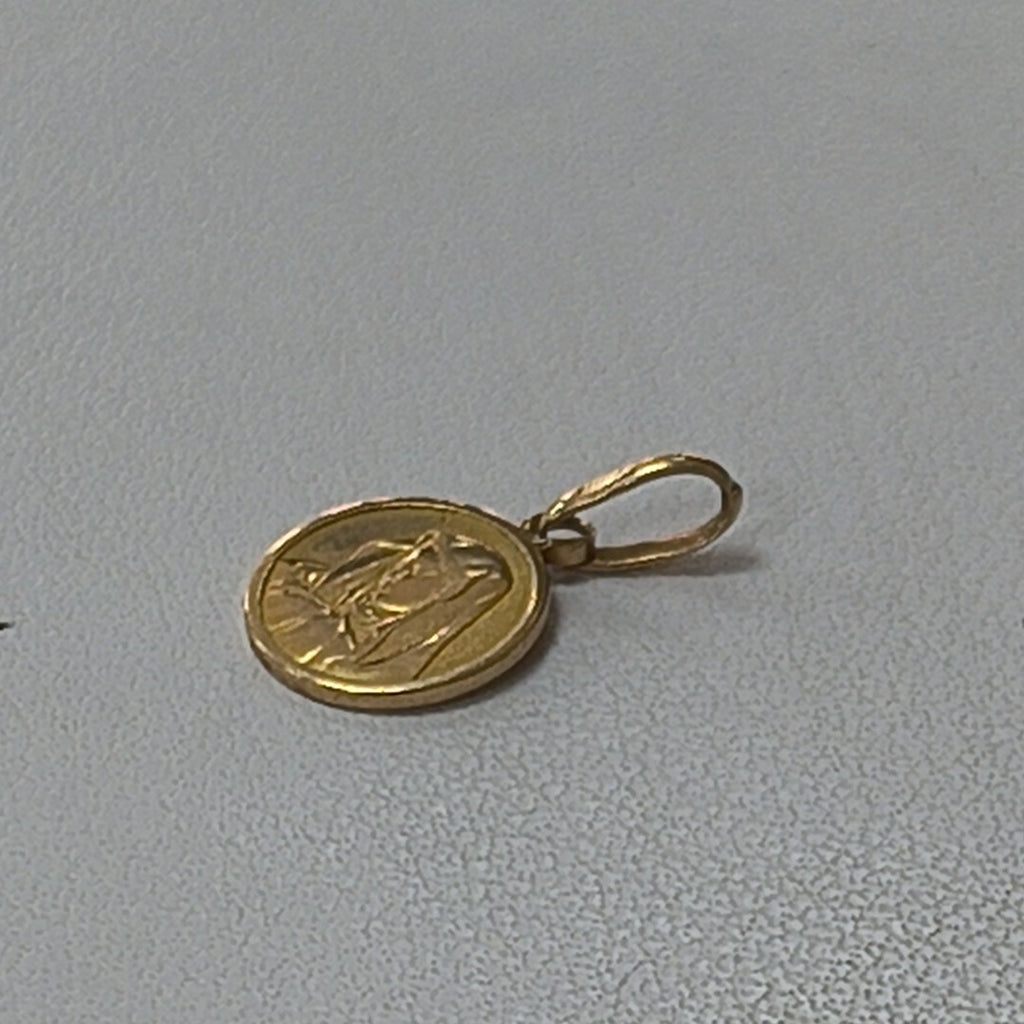 K1 1,00 GRMS 14 K ESPECIFICACIONES COMPLEMENTARIAS MEDALLA VIRGEN VENDIBLE (SEMINUEVO)