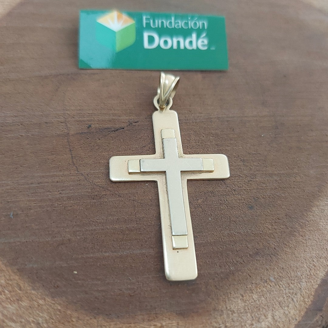 CRUZ,DIJE ORO 10 K 6,60 GRMS (SEMINUEVO)