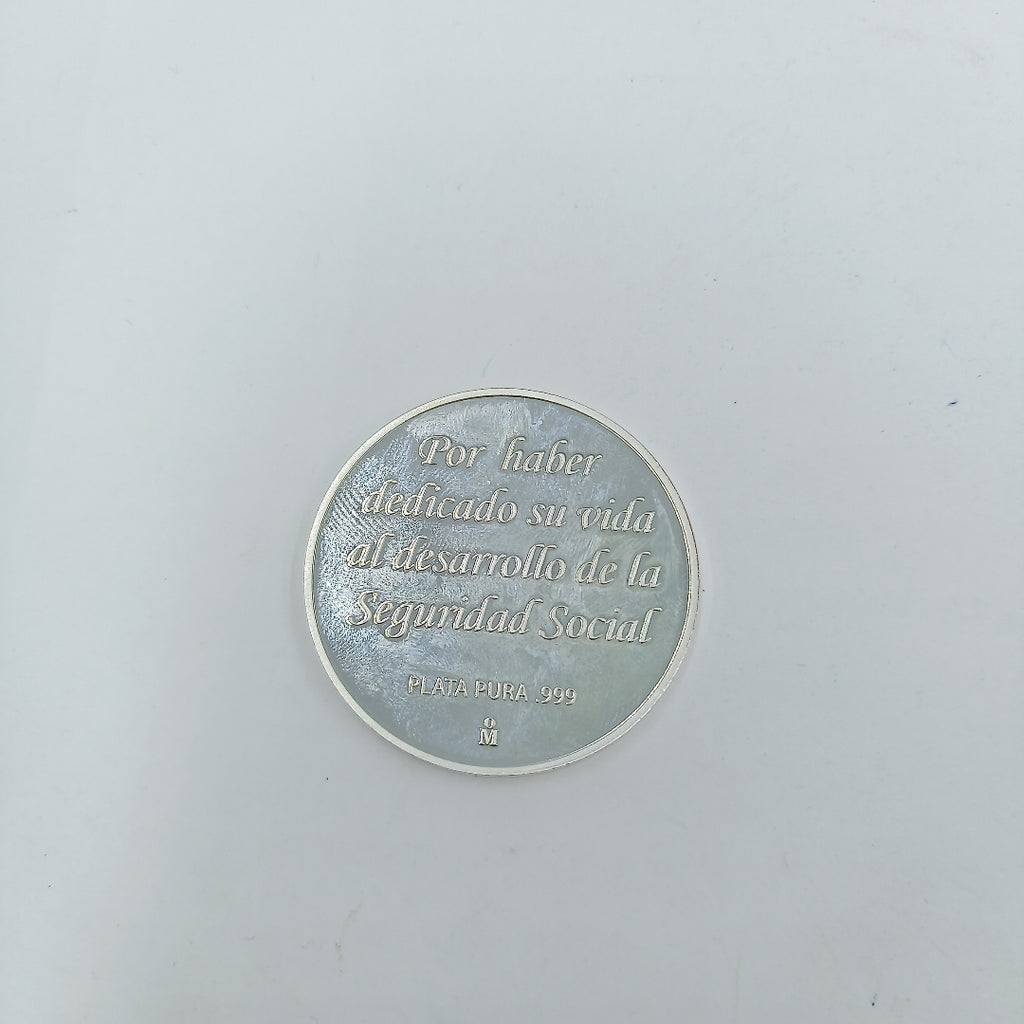 K1 31.2 GRMS PLATA .999 IDENTIFICACIÓN MEDALLA PERSONAL MATERIALES PLATA (SEMINUEVO)