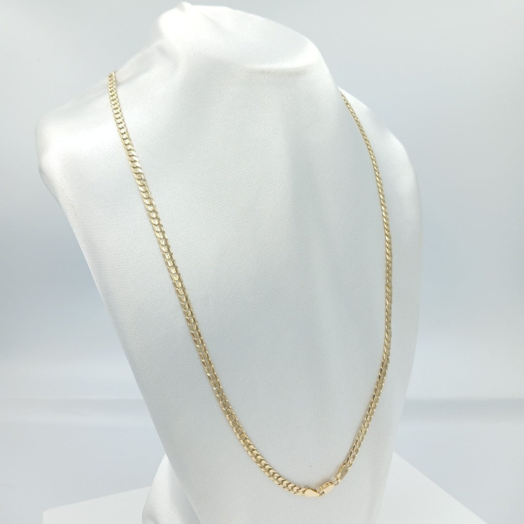 CADENA BARBADO 13.01GR 60 CM 14K (NUEVO)