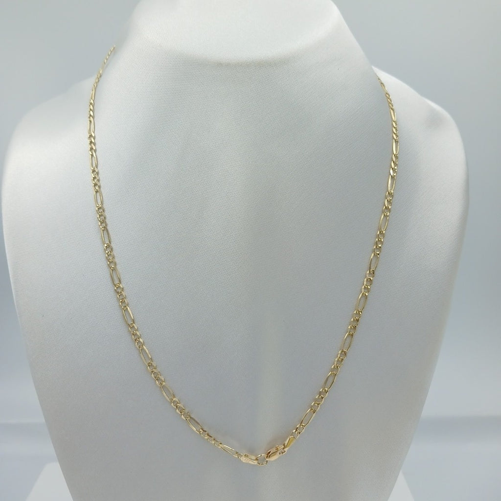 CADENA 3 X 1 7.41GR 50 CM 14K (NUEVO)