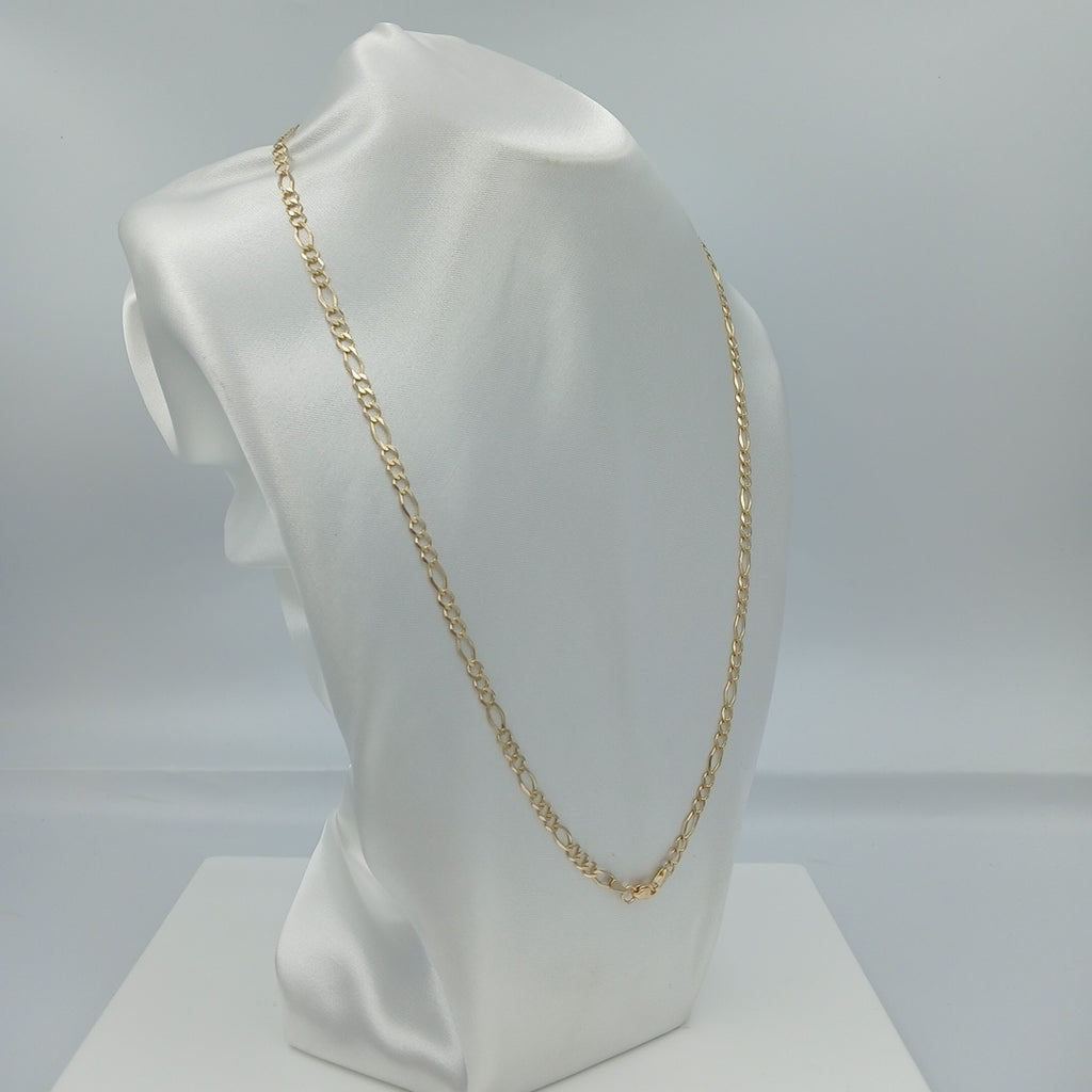 CADENA 3 X 1 8.61GR 60 CM 14K (NUEVO)