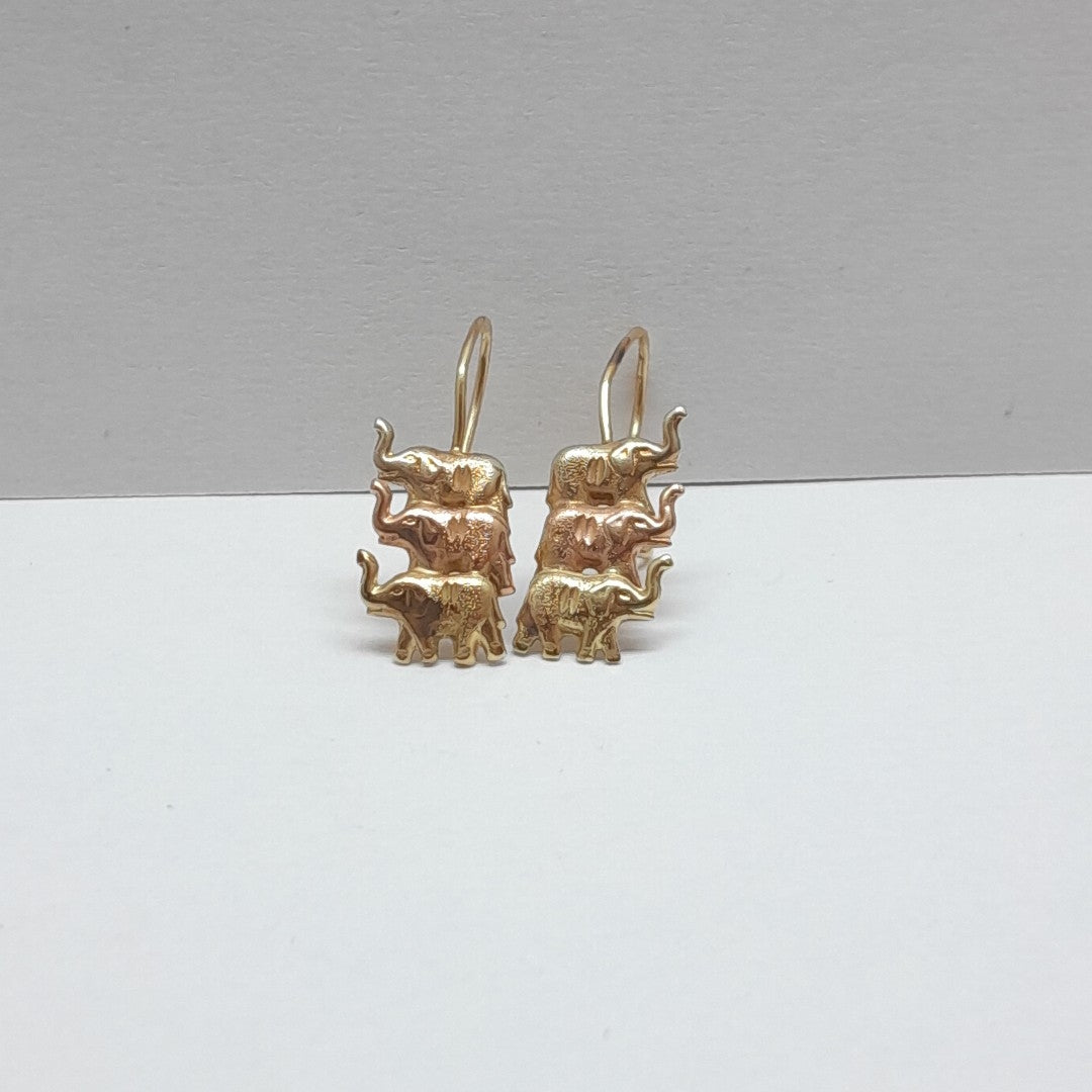 ARETES PAR ORO 14 K 1.4 GRMS (SEMINUEVO)