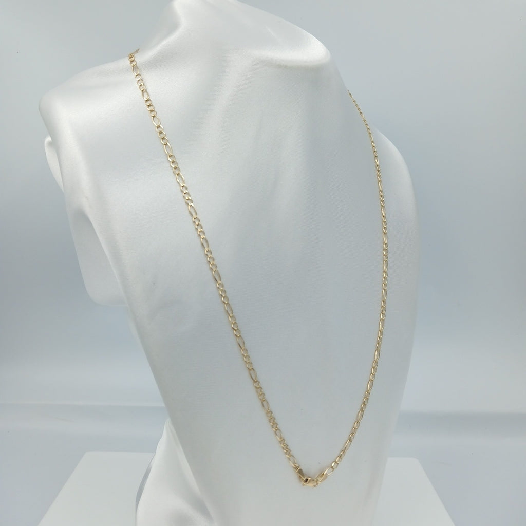 CADENA 3 X 1 5.21GR 60 CM 14K (NUEVO)