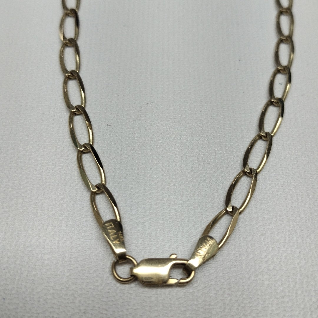 K1 9,30 GRMS 14 K ESPECIFICACIONES COMPLEMENTARIAS VENDIBLE CADENA TJ ESLABONES (SEMINUEVO)