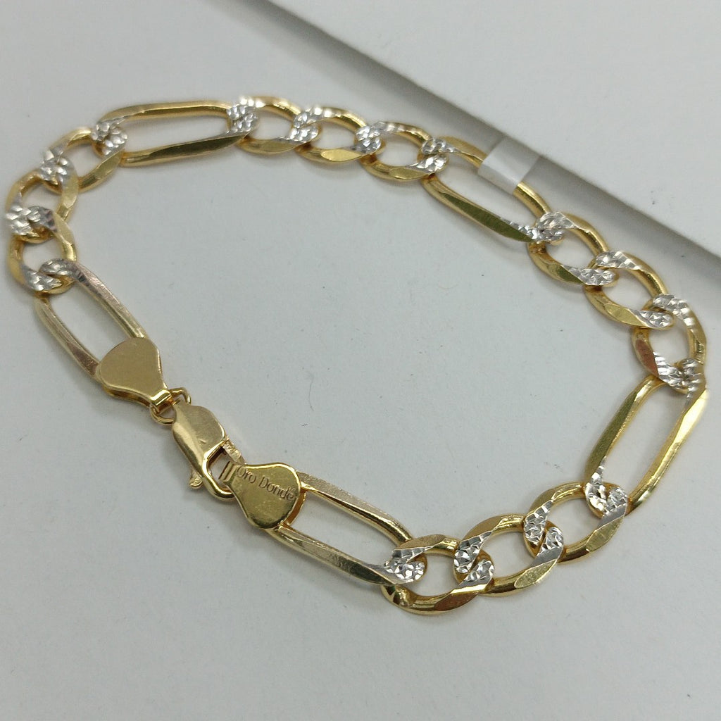 PULSERA TEJIDO 3X1 15.9G 21 CM 14K (NUEVO)