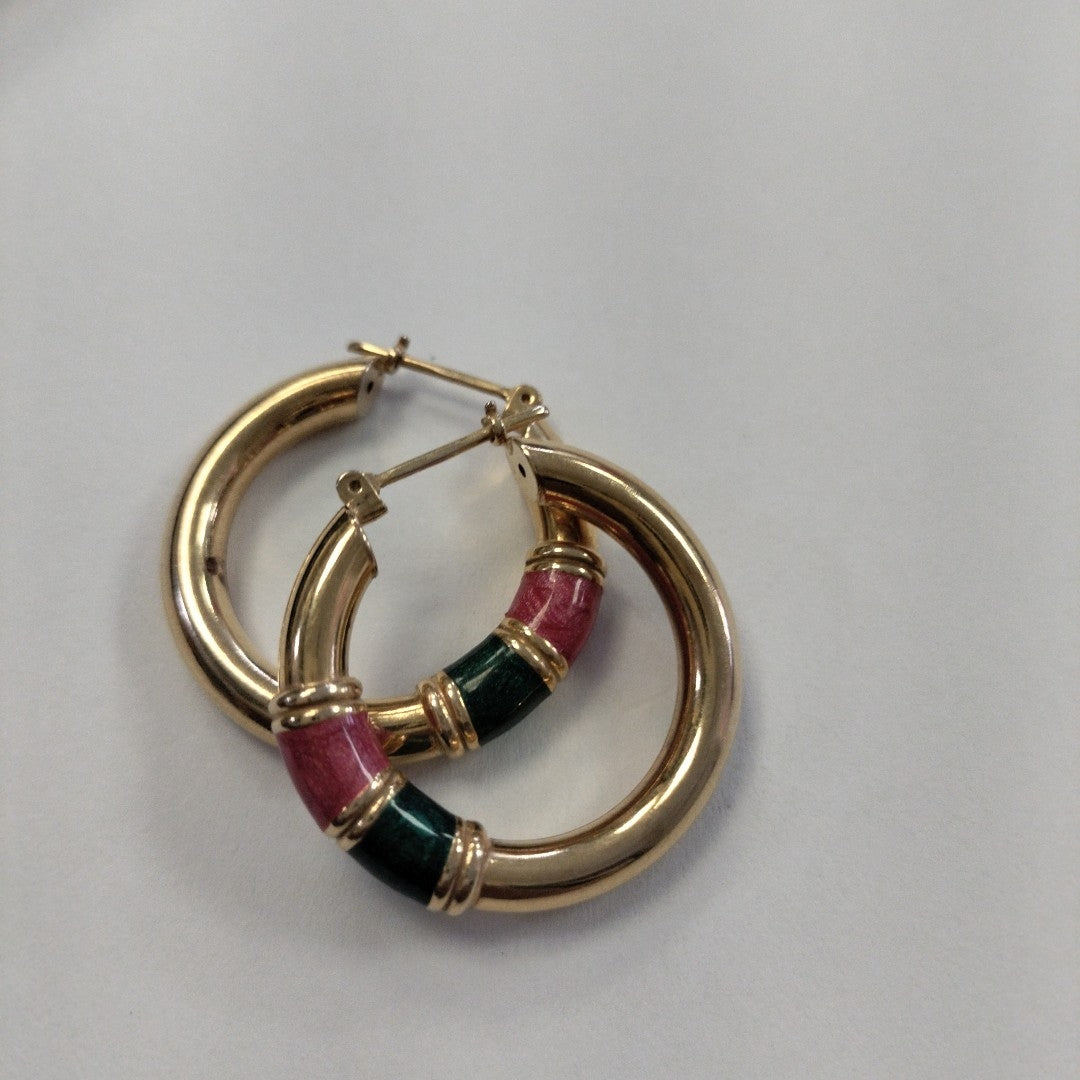 ARRACADAS PAR ORO 14 K 7,60 GRMS (SEMINUEVO)