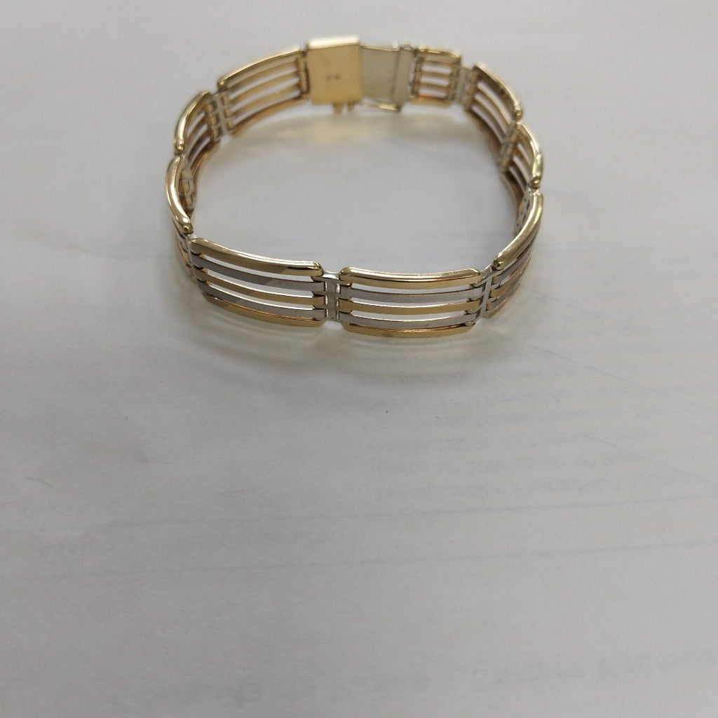 PULSERA ORO,ORO COMBINADO 14 K 18,50 GRMS (SEMINUEVO)