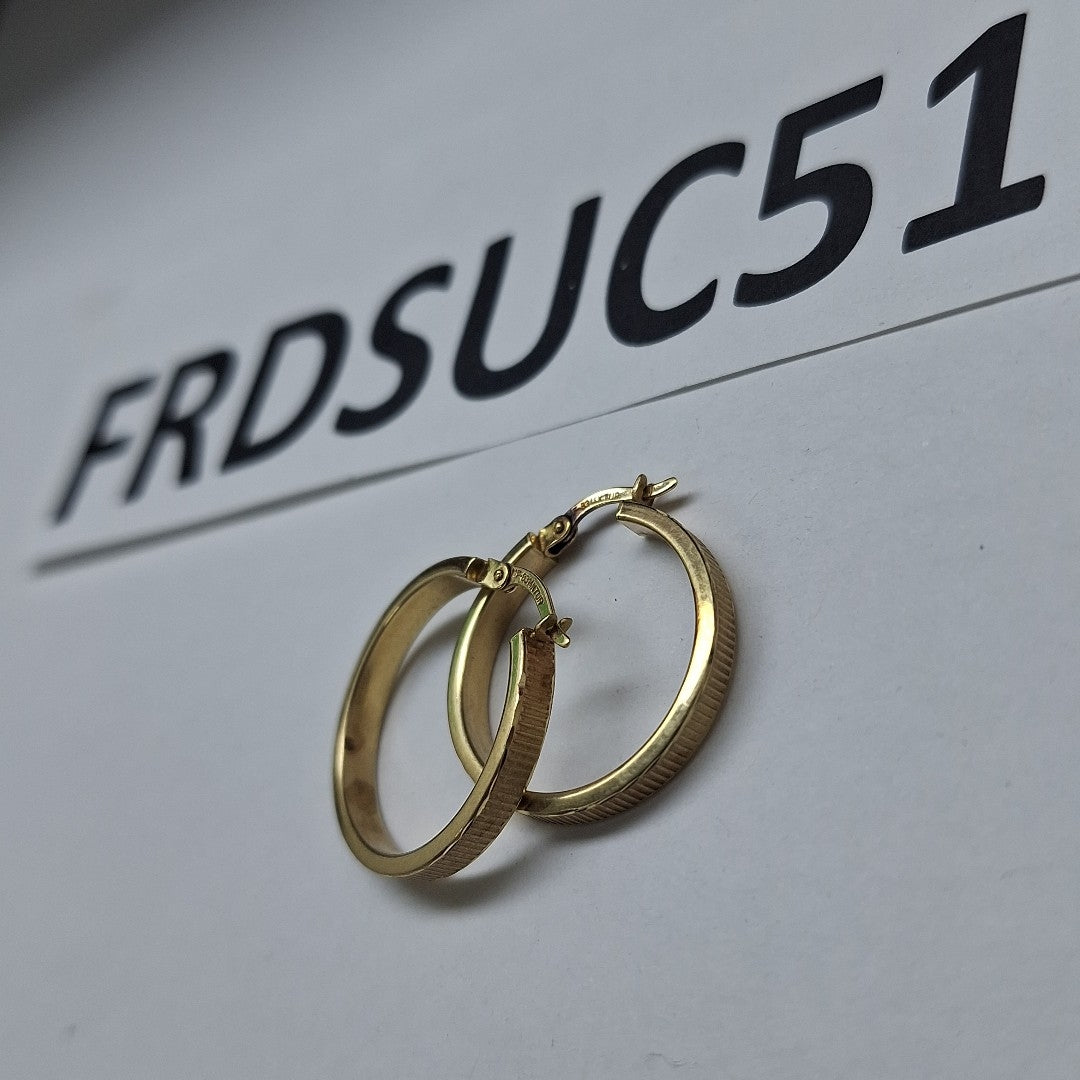 ARRACADAS PAR ORO 14 K 2.2 GRMS (SEMINUEVO)